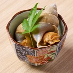 貝の出汁としょうゆの風味がアクセント