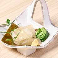 ほどよい弾力と歯ごたえ