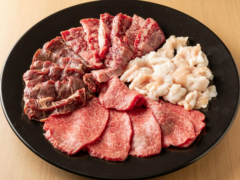 ひいらぎ名物　肉盛合せ