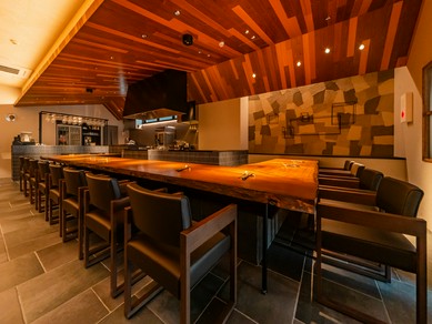 カウンター席がある