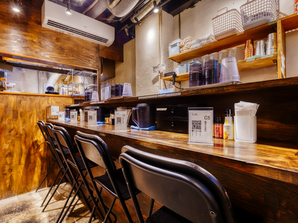 おいしい瞬間を楽しめるカウンター席
