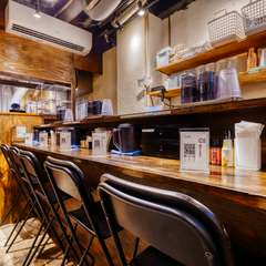 おいしい瞬間を楽しめるカウンター席