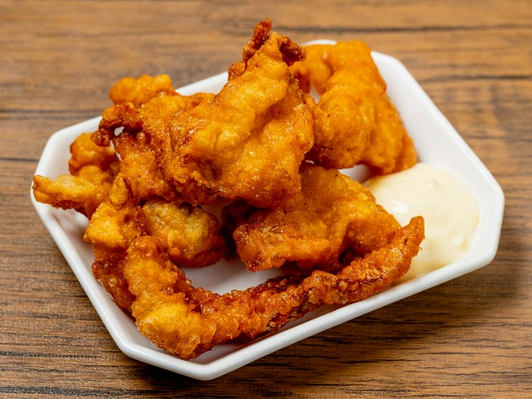 鶏皮唐揚げ