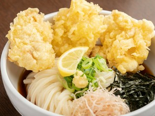 サクサク天ぷら＆つるつるモチモチ麺が絶品『とり天ぶっかけ』