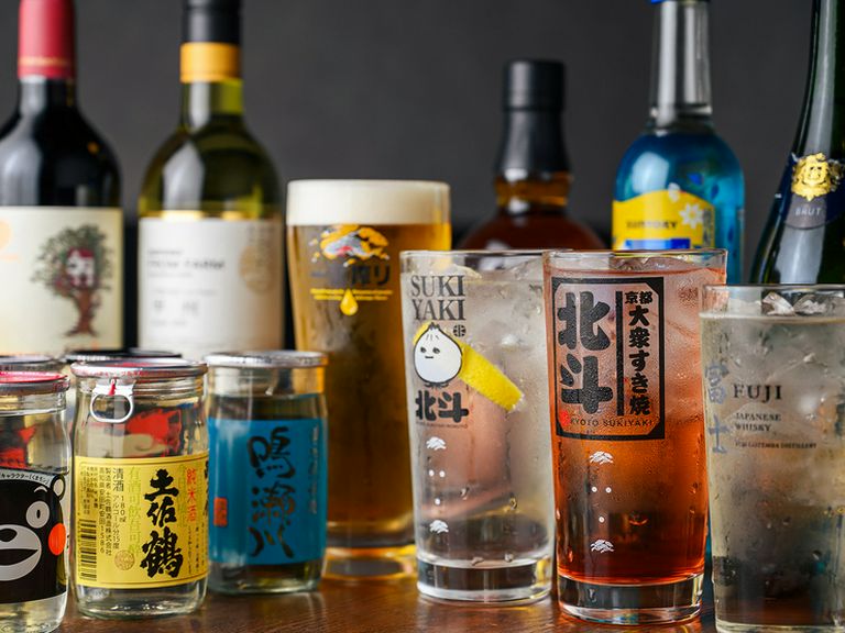 生ビールもご用意◎豊富なラインナップからお好みのお酒を心ゆくまで楽しめる！