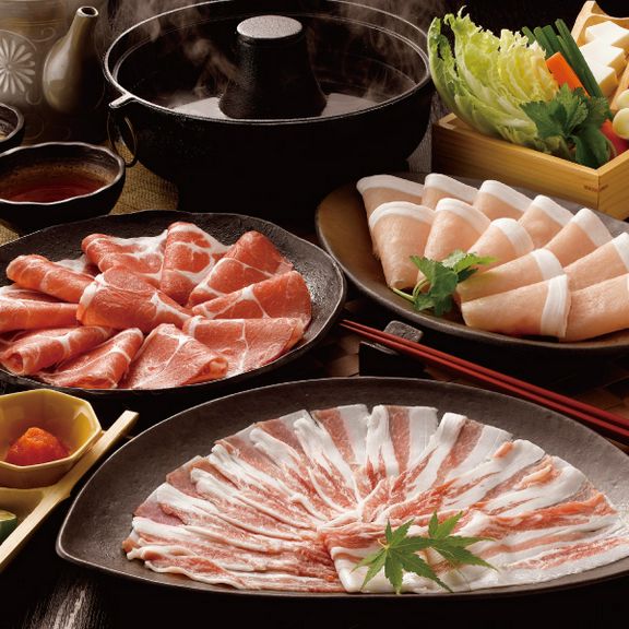 沖縄黒豚ロースのしゃぶしゃぶ