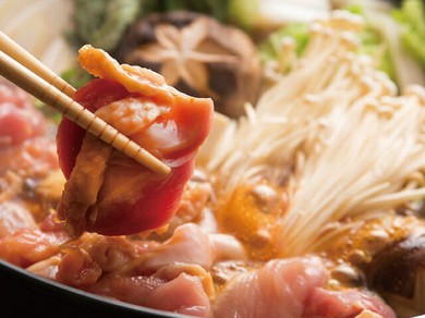 鉄なべ鶏すき焼き