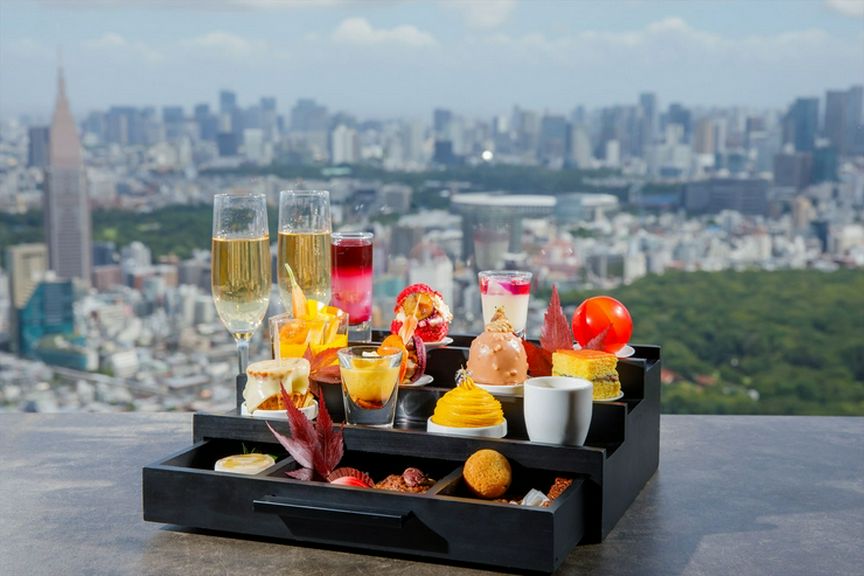 <記念日・女子会に>アルコールフリー付き秋の紅葉アフタヌーンティー