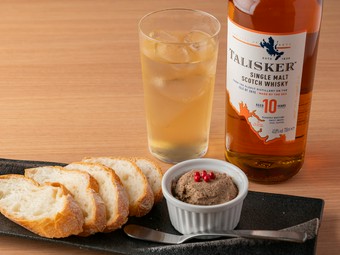 “お気に入り”ウイスキーのお供に『鶏レバーパテ』