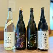 季節ごとに厳選した限定日本酒。鉄板焼きと共に味わう贅沢な一杯をお楽しみください。