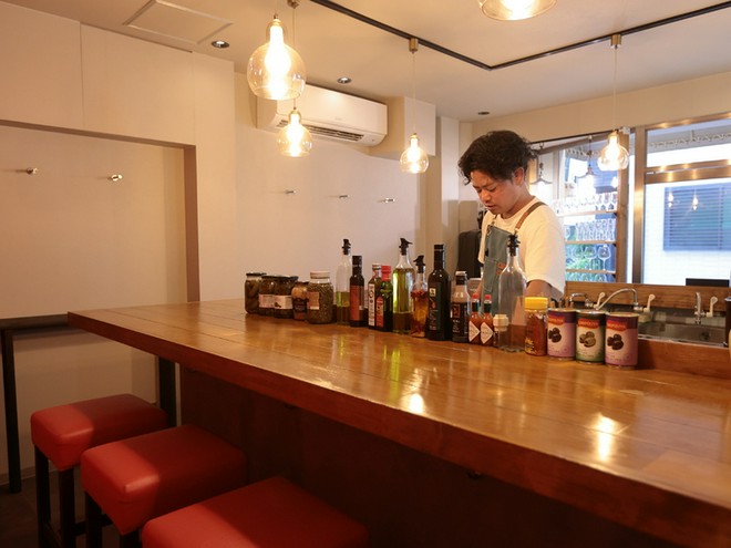 カウンター席がある