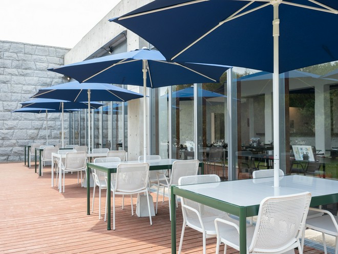 テラス席がある