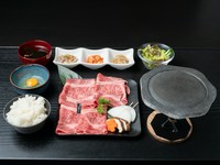 「淡路牛」をお店こだわりのスタイルで『淡路牛焼きすきセット』