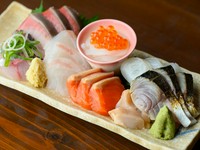 地元の海が育んだ豊かな恵みを存分に味わえる『お刺身の盛り合わせ』