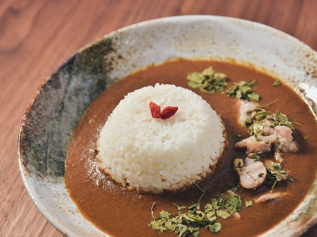  A.薬膳スープで作ったチキンカレー