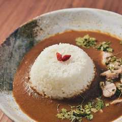  A.薬膳スープで作ったチキンカレー