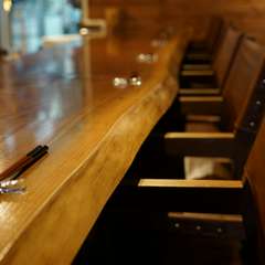 ゆったりと寛げるカウンター席♪