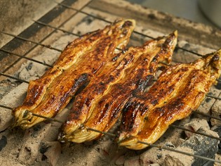 ふっくらと焼き上げられた『鰻』