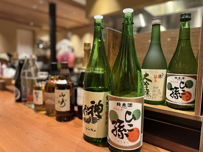 日本酒にこだわっている