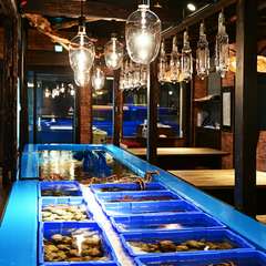 鮮度抜群で提供する生け簀