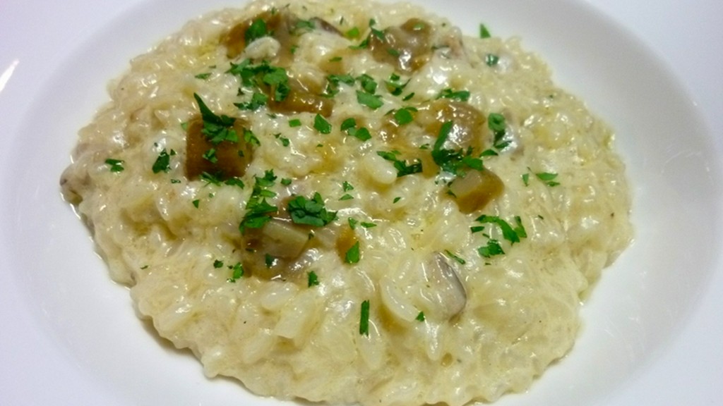 ポルチーニ茸のクリームリゾット