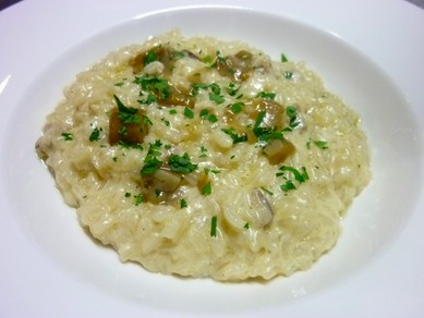 ポルチーニ茸のクリームリゾット
