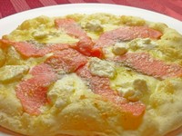 サーモンの旨みとチーズが良く合います。