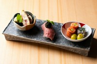 季節の前菜の一例