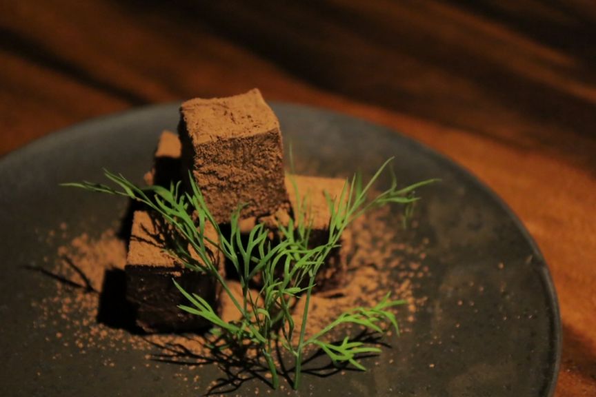 大人気の自家製生チョコレート