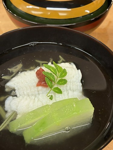 椀物（鱧の葛叩き　順才　冬瓜）