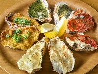香りと彩りが重なり合う、贅沢な『焼き牡蠣4種盛り』