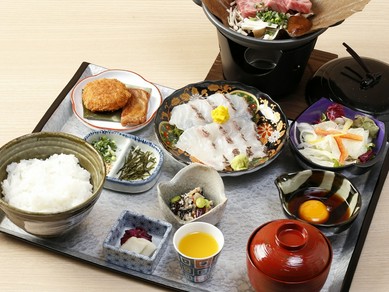 名物！「鯛めし」＆厳選和牛「伊賀牛」陶板焼き