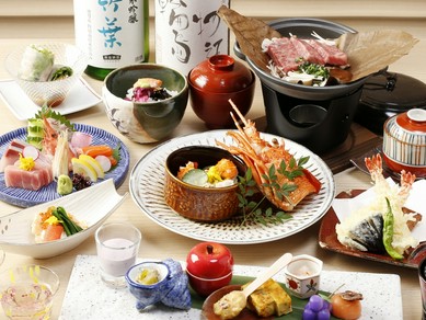 芳醇な香りと旨味の詰まった「A5ランク伊賀牛」と厳選した旬の高級食材をご堪能していただく贅沢プラン。