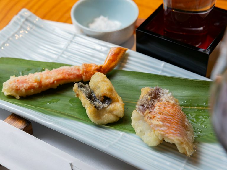 新鮮な活きの良い海老や、瑞々しい旬の野菜を天麩羅で堪能『お好み天ぷら各種』