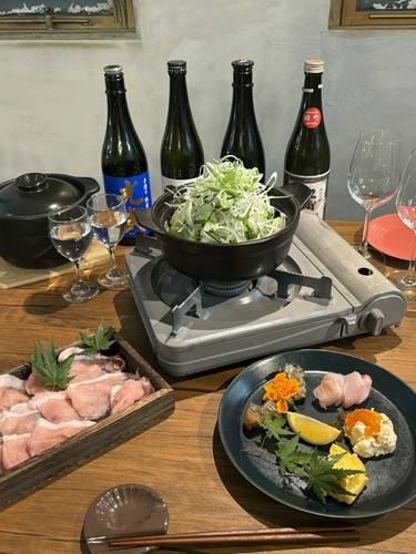 野菜たっぷり国産豚しゃぶしゃぶ