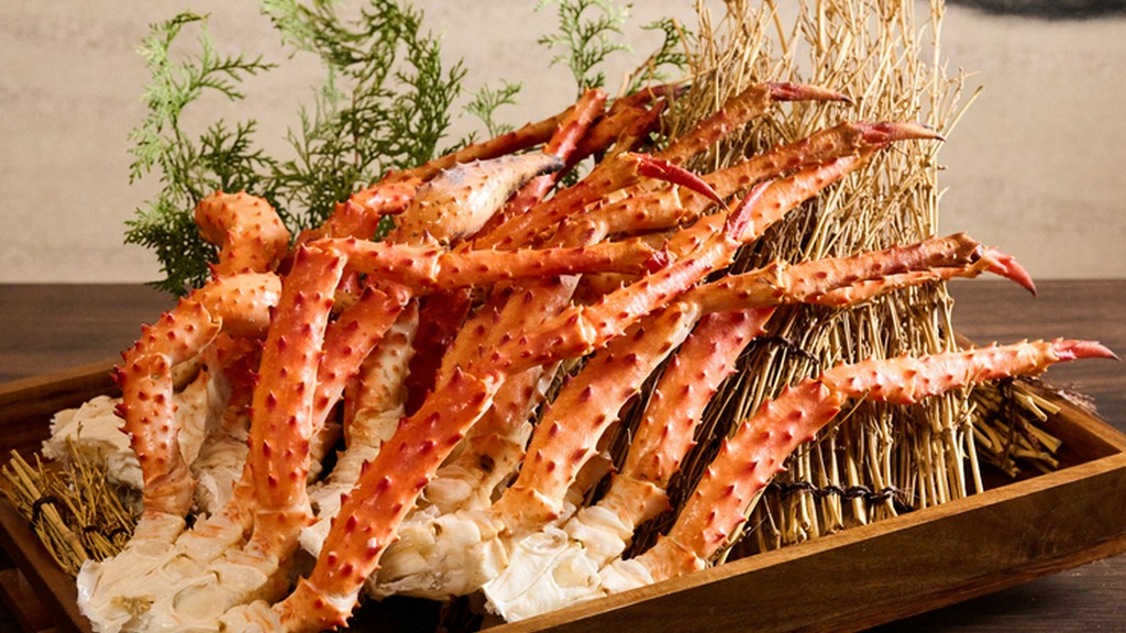 プリッと弾ける身と甘みが堪らない、贅を尽くした逸品『タラバガニの豪快浜茹で 量り売り』