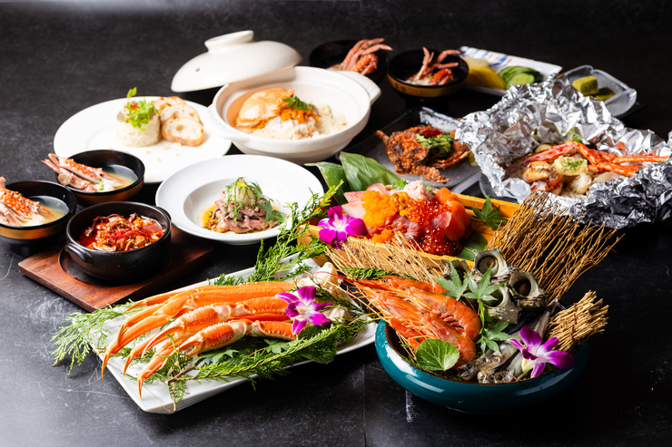 Crab and seafood course (3 hours all-you-can-drink included)