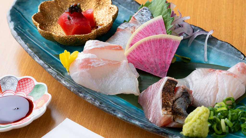 今日の巡り合う旬魚に乾杯『刺身3点盛り』