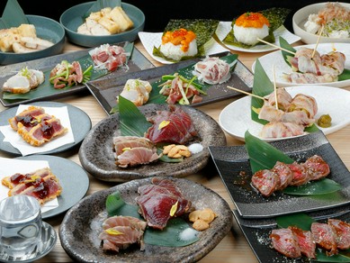 会社宴会や友人との飲み会に最適な飲み放題付コースを多数ご用意