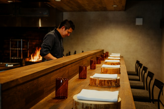 カウンター席がある