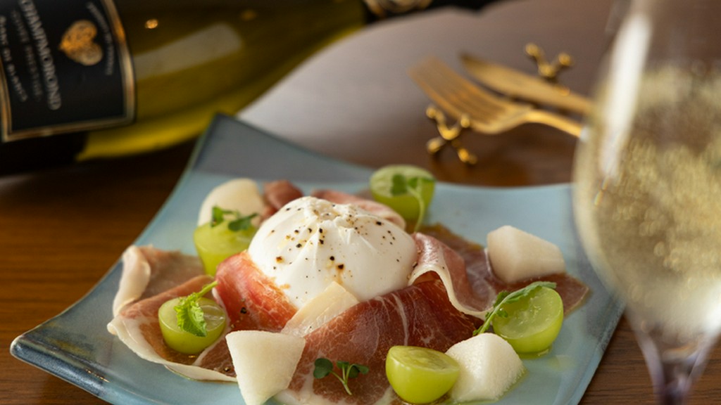 ブラータチーズと生ハム