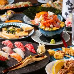 【自慢】鮮魚や職人自慢の「創作つまみ」を美酒で。