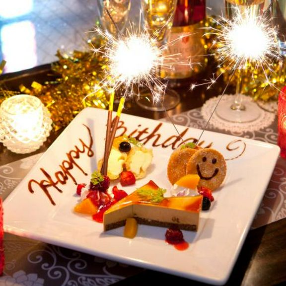 <記念日特典>無料プレートサービス