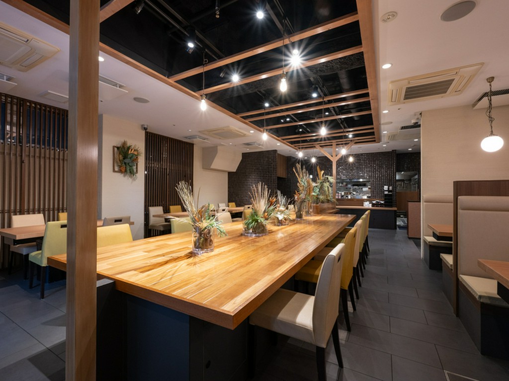 さまざまな利用スタイルに対応するくつろぎの空間