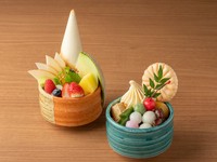 香り高くほろ苦い、大人のコーヒーゼリーパフェ。