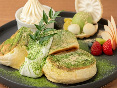 贅沢な和風パンケーキ『ANNON（和）』