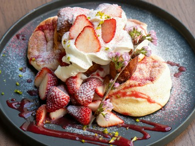 贅沢な和風パンケーキ『ANNON（和）』