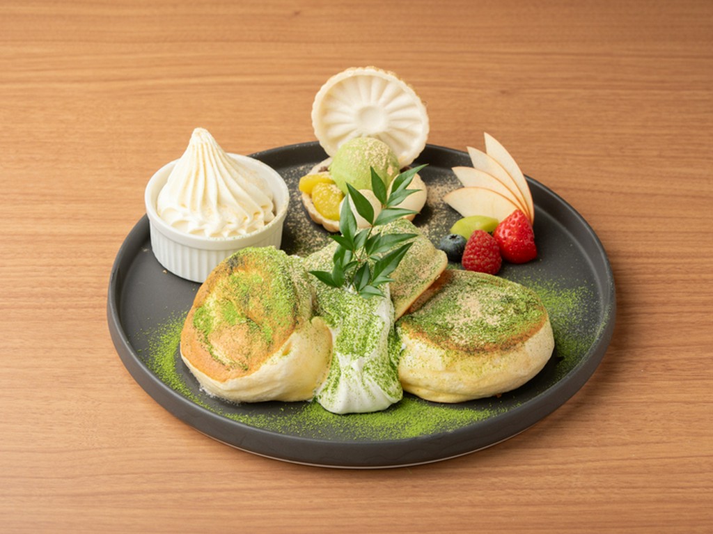 一枚ずつ丁寧に焼き上げるパンケーキ