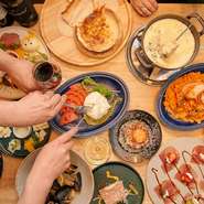 3時間プランや7品以上の贅沢飲み放題付きコースが充実。会社宴会、デート、女子会、歓送迎会など、あらゆるシーンに対応可能！
