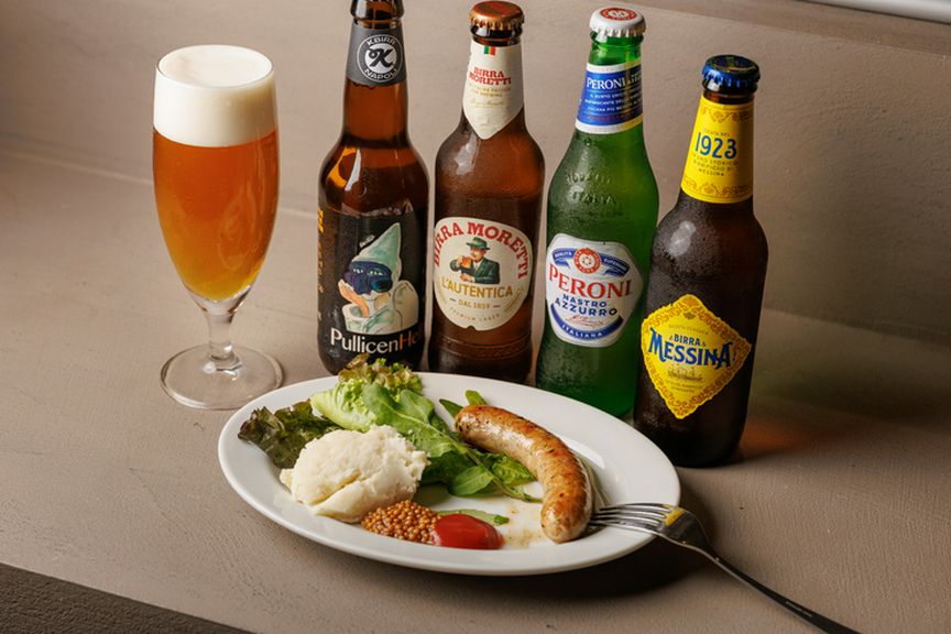 ビールのお供に『自家製イタリアンソーセージ』